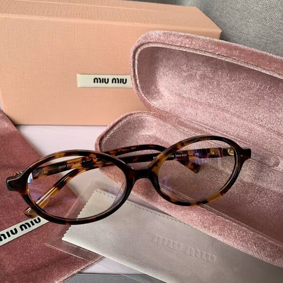 Miu Miu Tortoise Eyeglasses - Picture 3 of 8